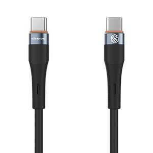 Nillkin Flowspeed Liquid Silicone Datový Kabel USB-C/USB-C 1,2m 60W Black 57983116360