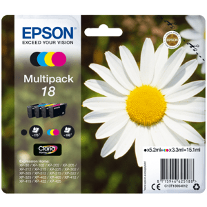 Epson Multipack 4-colours 18 Claria Home Ink C13T18064012