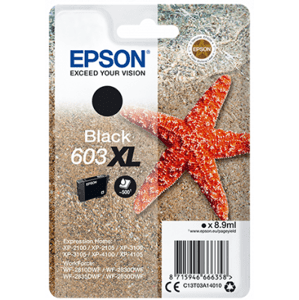 EPSON siglepack, Black 603XL C13T03A14010