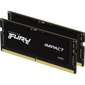 Kingston FURY Impact/SO-DIMM DDR5/32GB/4800MHz/CL38/2x16GB/Black KF548S38IBK2-32