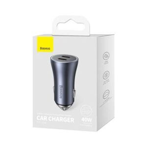Baseus Car Charger Golden Contactor Pro fast Charger C+C 40W Gray (CGJP000013) CGJP000013