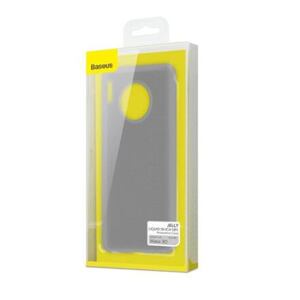 Baseus Huawei Mate 30 case Jelly Liquid Silica Gel Transparent Black (WIHWMATE30-GD01) WIHWMATE30-GD01
