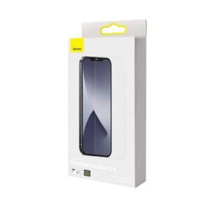 Baseus iPhone 12 Pro Max 0.3 mm Full-glass Tempered Glass (2pcs) White (SGAPIPH67N-LS02) SGAPIPH67N-LS02