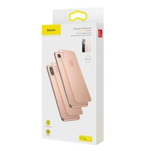 Baseus iPhone Xr 0.3 mm Full coverage curved T-Glass rear Protector White (SGAPIPH61-BM02) SGAPIPH61-BM02
