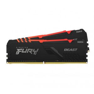 Kingston FURY Beast/DDR4/32GB/3200MHz/CL16/1x32GB/RGB/Black KF432C16BB2A/32
