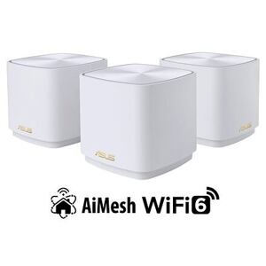 ASUS ZenWiFi XD4 Plus 3-pack white Wireless AX1800 Dual-band Mesh WiFi 6 System 90IG07M0-MO3C40