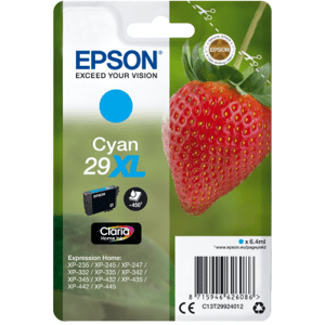 Epson Singlepack Cyan 29XL Claria Home Ink C13T29924012