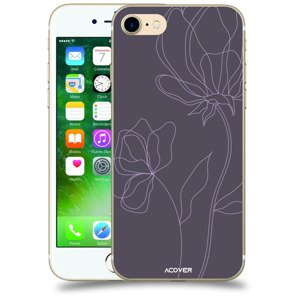 ACOVER Kryt na mobil Apple iPhone 7 s motivem Line Flower II
