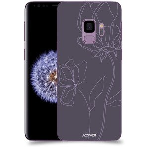 ACOVER Kryt na mobil Samsung Galaxy S9 G960F s motivem Line Flower II