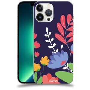 ACOVER Kryt na mobil Apple iPhone 13 Pro Max s motivem Colorful Flowers