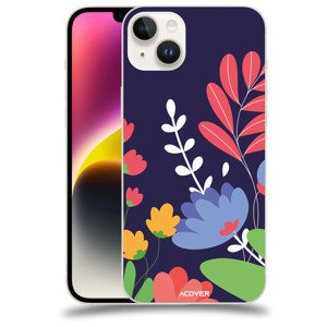 ACOVER Kryt na mobil Apple iPhone 14 Plus s motivem Colorful Flowers