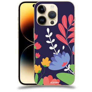 ACOVER Kryt na mobil Apple iPhone 14 Pro s motivem Colorful Flowers
