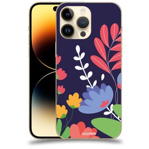 ACOVER Kryt na mobil Apple iPhone 14 Pro Max s motivem Colorful Flowers