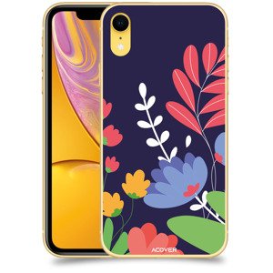 ACOVER Kryt na mobil Apple iPhone XR s motivem Colorful Flowers
