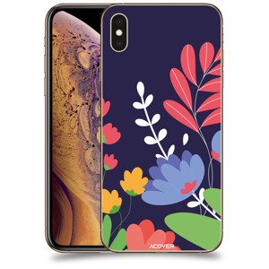 ACOVER Kryt na mobil Apple iPhone XS Max s motivem Colorful Flowers