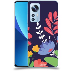 ACOVER Kryt na mobil Xiaomi 12X s motivem Colorful Flowers