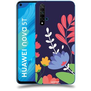 ACOVER Kryt na mobil Huawei Nova 5T s motivem Colorful Flowers