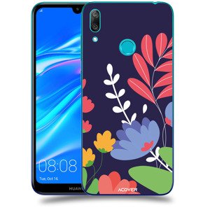 ACOVER Kryt na mobil Huawei Y7 2019 s motivem Colorful Flowers