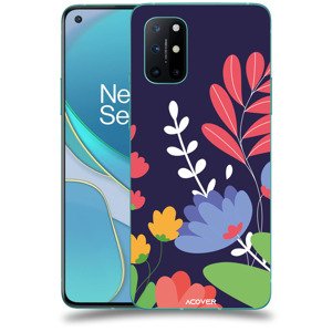 ACOVER Kryt na mobil OnePlus 8T s motivem Colorful Flowers