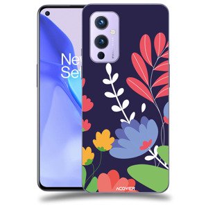 ACOVER Kryt na mobil OnePlus 9 s motivem Colorful Flowers