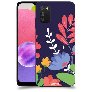 ACOVER Kryt na mobil Samsung Galaxy A03s A037G s motivem Colorful Flowers