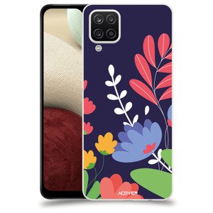 ACOVER Kryt na mobil Samsung Galaxy A12 A125F s motivem Colorful Flowers