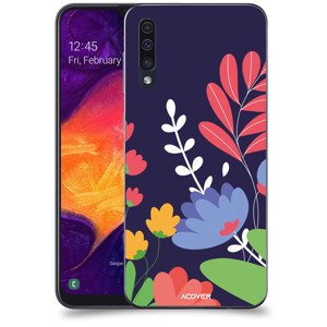 ACOVER Kryt na mobil Samsung Galaxy A50 A505F s motivem Colorful Flowers