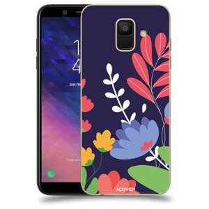 ACOVER Kryt na mobil Samsung Galaxy A6 A600F s motivem Colorful Flowers