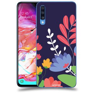 ACOVER Kryt na mobil Samsung Galaxy A70 A705F s motivem Colorful Flowers
