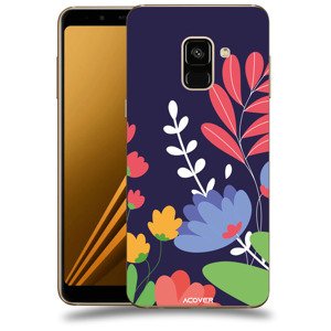 ACOVER Kryt na mobil Samsung Galaxy A8 2018 A530F s motivem Colorful Flowers