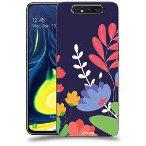 ACOVER Kryt na mobil Samsung Galaxy A80 A805F s motivem Colorful Flowers