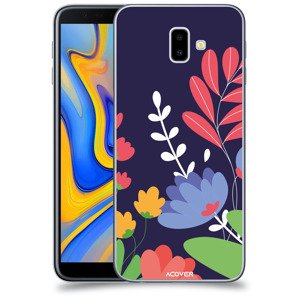 ACOVER Kryt na mobil Samsung Galaxy J6+ J610F s motivem Colorful Flowers