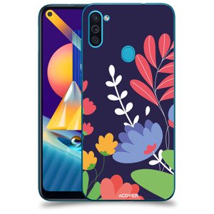 ACOVER Kryt na mobil Samsung Galaxy M11 s motivem Colorful Flowers