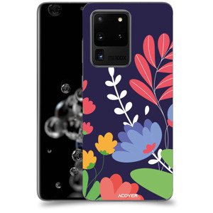 ACOVER Kryt na mobil Samsung Galaxy S20 Ultra 5G G988F s motivem Colorful Flowers