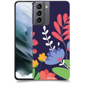 ACOVER Kryt na mobil Samsung Galaxy S21 G991B s motivem Colorful Flowers