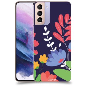 ACOVER Kryt na mobil Samsung Galaxy S21+ G996F s motivem Colorful Flowers