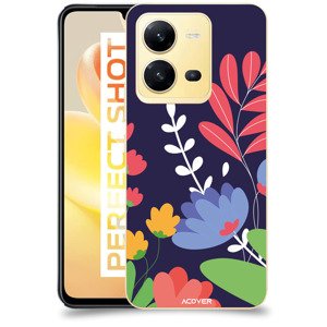 ACOVER Kryt na mobil Vivo X80 Lite s motivem Colorful Flowers