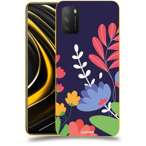 ACOVER Kryt na mobil Xiaomi Poco M3 s motivem Colorful Flowers