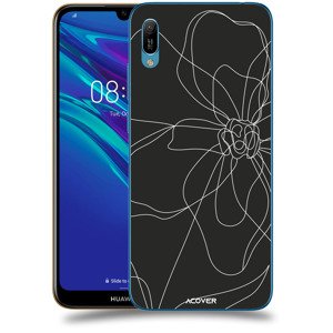ACOVER Kryt na mobil Huawei Y6 2019 s motivem Line Flower I