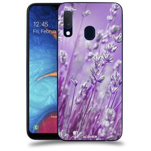 ACOVER Kryt na mobil Samsung Galaxy A20e A202F s motivem Lavender