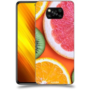 ACOVER Kryt na mobil Xiaomi Poco X3 s motivem Fruit